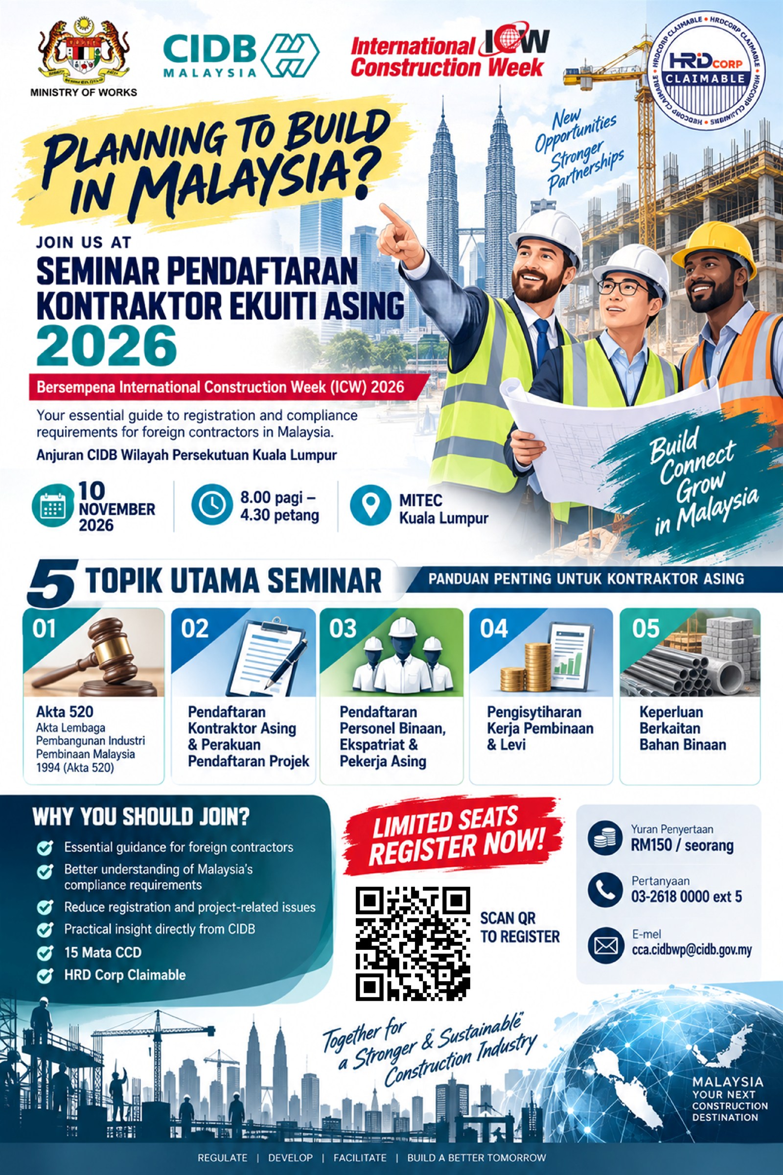Foreign Equity Contractor Registration Seminar 2026 Poster